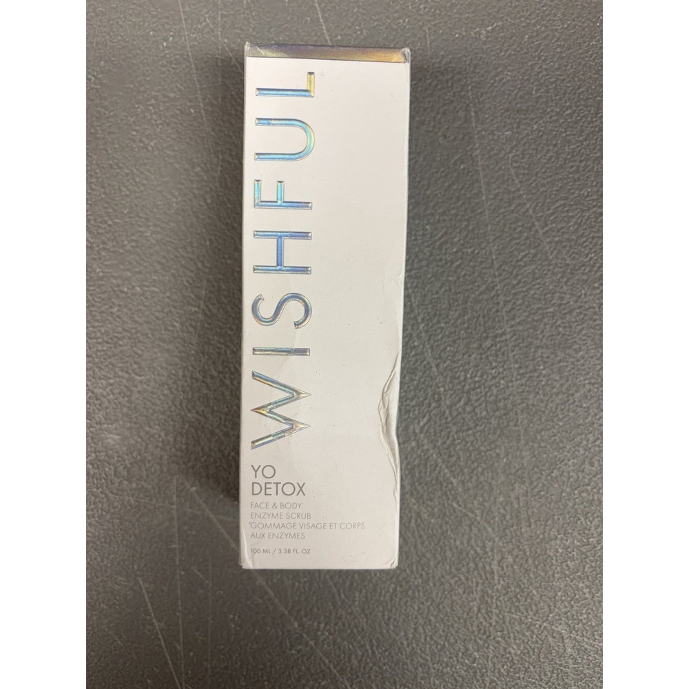 Wishful By Huda Beauty Yo Detox Face And Body Enzyme Scrub 3.38 Fl Oz  Bx Dmg